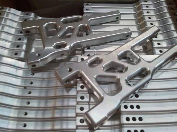 Precision-machined aluminum components